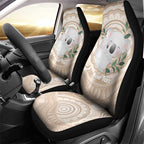 Koala Mum Australia Mother's Day Personalised Car Seat Cover Beige Aboriginal Art
