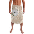 Koala Mum Australia Mother's Day Personalised Lavalava Beige Aboriginal Art