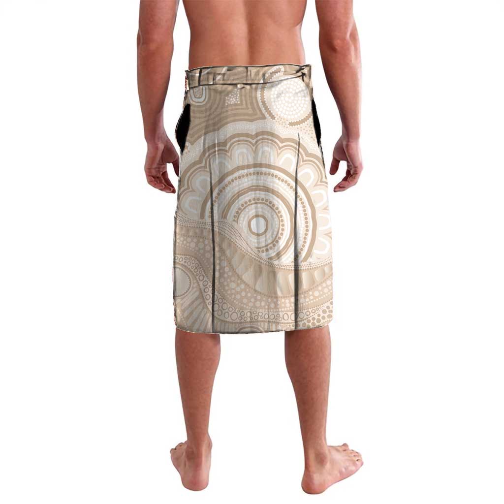 Koala Mum Australia Mother's Day Personalised Lavalava Beige Aboriginal Art