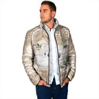 Koala Mum Australia Mother's Day Personalised Padded Jacket Beige Aboriginal Art