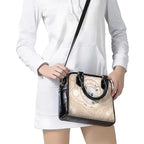 Koala Mum Australia Mother's Day Personalised Shoulder Handbag Beige Aboriginal Art
