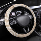 Koala Mum Australia Mother's Day Steering Wheel Cover Beige Aboriginal Art
