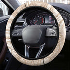 Koala Mum Australia Mother's Day Steering Wheel Cover Beige Aboriginal Art