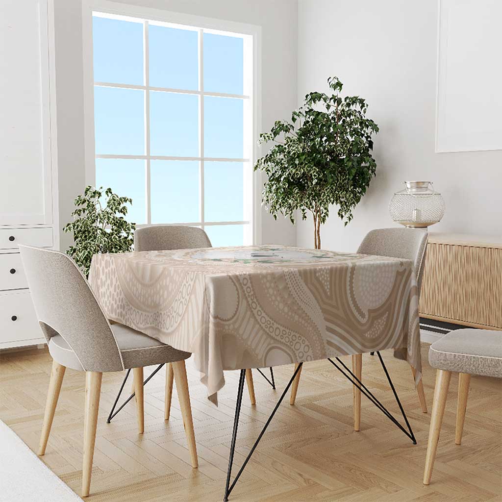 Koala Mum Australia Mother's Day Personalised Tablecloth Beige Aboriginal Art