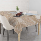 Koala Mum Australia Mother's Day Personalised Tablecloth Beige Aboriginal Art