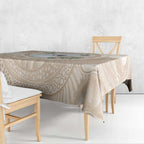 Koala Mum Australia Mother's Day Personalised Tablecloth Beige Aboriginal Art