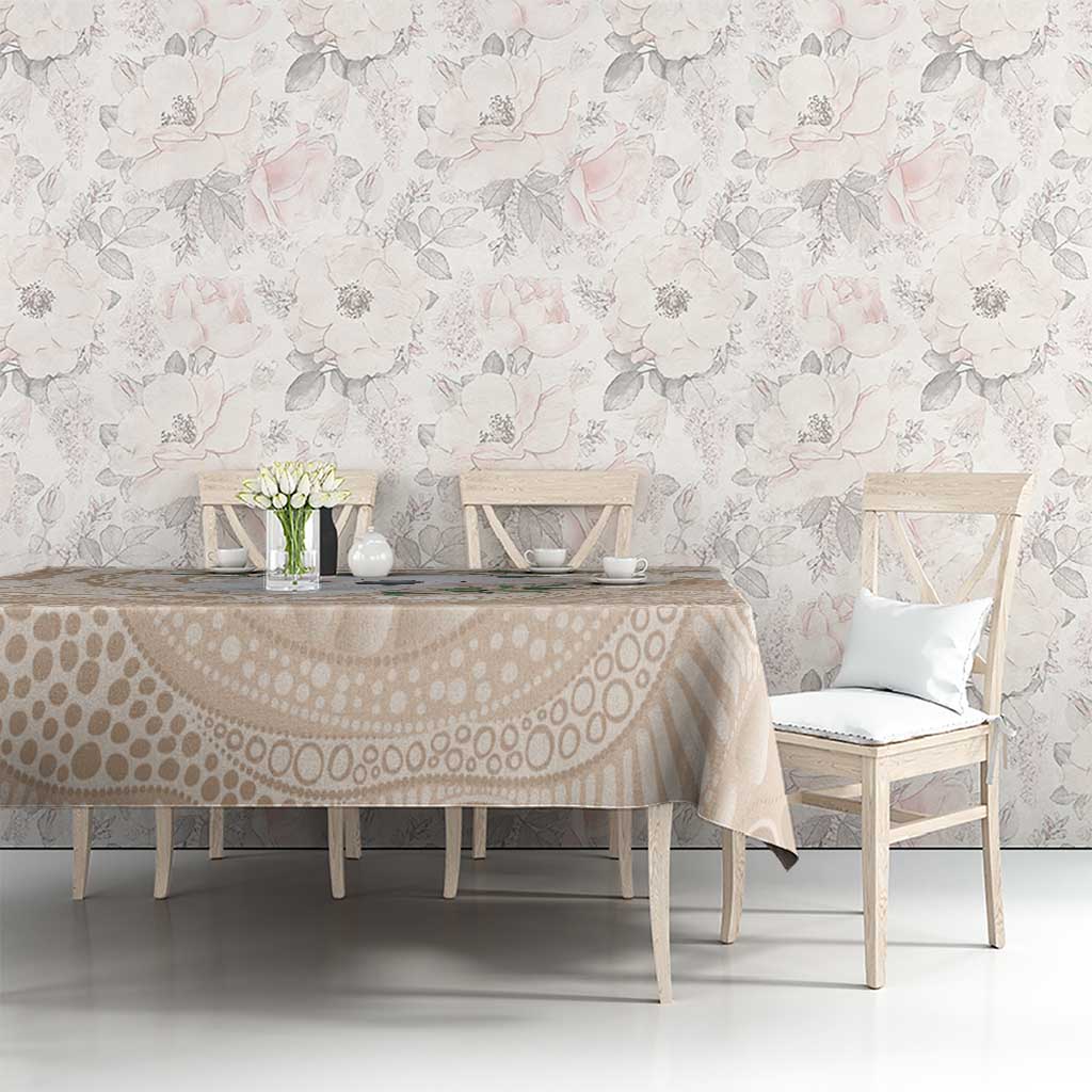 Koala Mum Australia Mother's Day Personalised Tablecloth Beige Aboriginal Art
