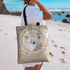 Koala Mum Australia Mother's Day Personalised Tote Bag Beige Aboriginal Art
