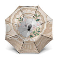 Koala Mum Australia Mother's Day Personalised Umbrella Beige Aboriginal Art