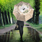 Koala Mum Australia Mother's Day Personalised Umbrella Beige Aboriginal Art