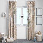 Koala Mum Australia Mother's Day Personalised Window Curtain Beige Aboriginal Art