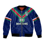 personalised-warriors-rugby-sleeve-zip-bomber-jacket-new-zealand-sporty-blue-style