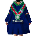 personalised-warriors-rugby-wearable-blanket-hoodie-new-zealand-sporty-blue-style