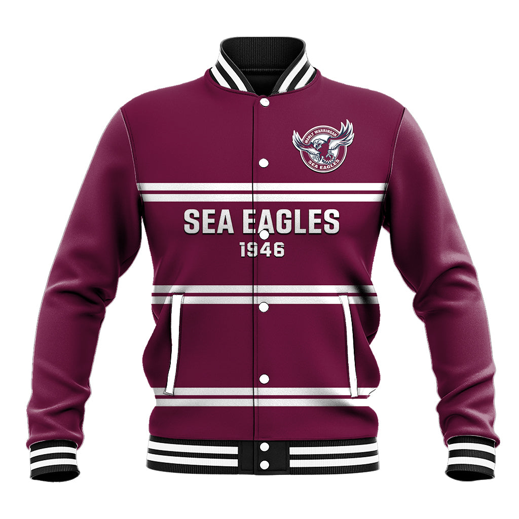 personalised-sea-eagles-rugby-baseball-jacket-manly-warringah-maroon-sporty-style