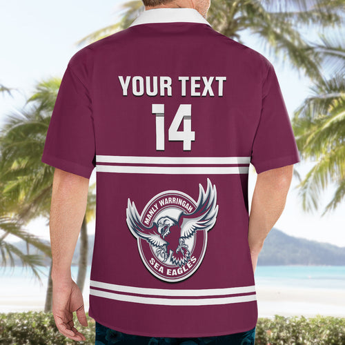 personalised-sea-eagles-rugby-hawaiian-shirt-manly-warringah-maroon-sporty-style
