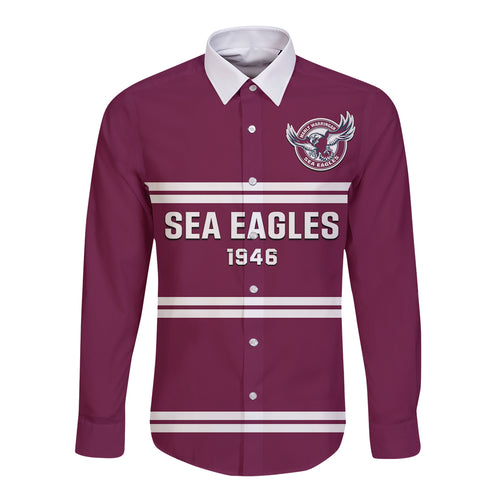 personalised-sea-eagles-rugby-long-sleeve-button-shirt-manly-warringah-maroon-sporty-style