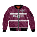 personalised-sea-eagles-rugby-sleeve-zip-bomber-jacket-manly-warringah-maroon-sporty-style