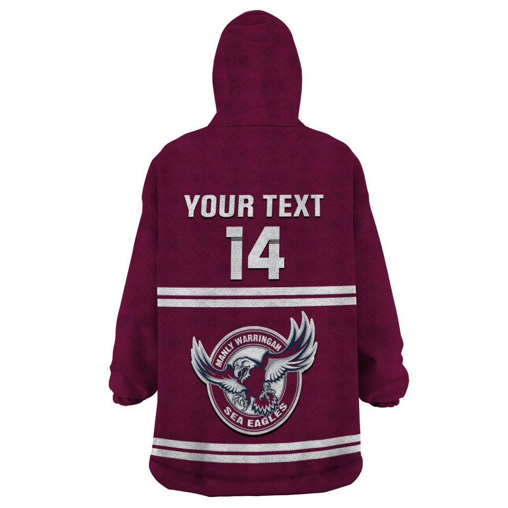 personalised-sea-eagles-rugby-wearable-blanket-hoodie-manly-warringah-maroon-sporty-style