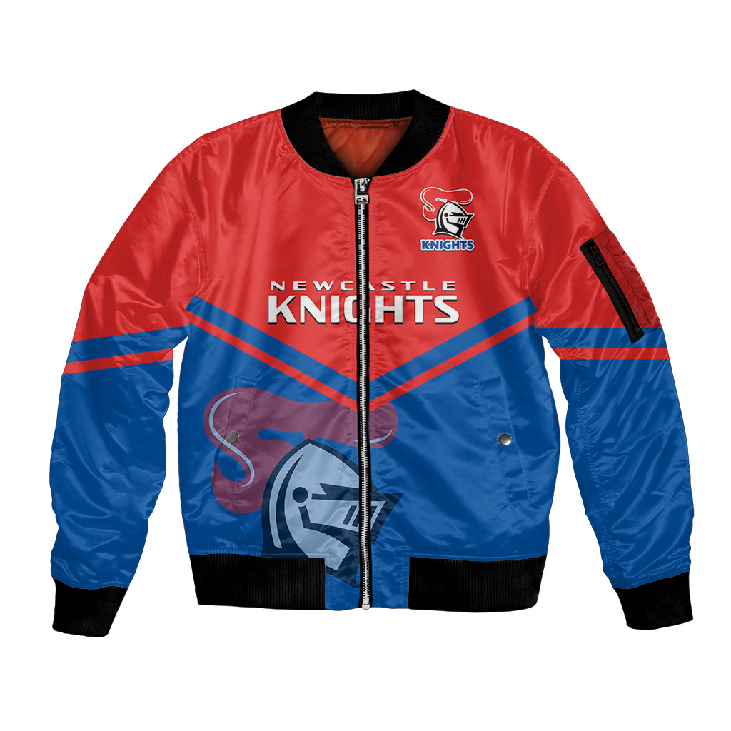 newcastle-knights-rugby-sleeve-zip-bomber-jacket-novocastrians-sporty-style