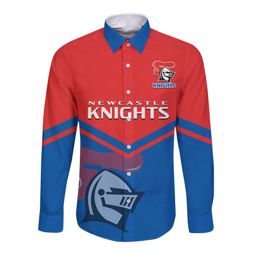 personalised-newcastle-knights-rugby-long-sleeve-button-shirt-novocastrians-sporty-style
