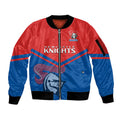 personalised-newcastle-knights-rugby-sleeve-zip-bomber-jacket-novocastrians-sporty-style