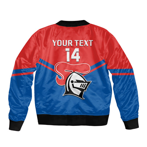 personalised-newcastle-knights-rugby-sleeve-zip-bomber-jacket-novocastrians-sporty-style