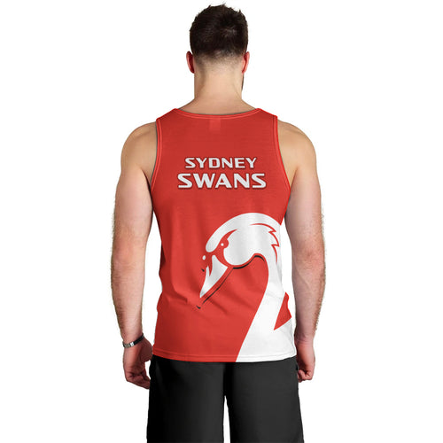 sydney-swans-football-men-tank-top-go-swannies-sporty-style