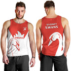 sydney-swans-football-men-tank-top-go-swannies-sporty-style