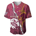 Personalised Broncos And Eagles Rugby Baseball Jersey Sporty Version