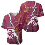 Personalised Broncos And Eagles Rugby Baseball Jersey Sporty Version