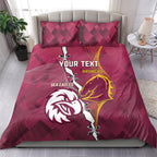 Personalised Broncos And Eagles Rugby Bedding Set Sporty Version