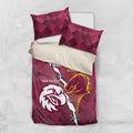Personalised Broncos And Eagles Rugby Bedding Set Sporty Version