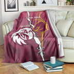 Personalised Broncos And Eagles Rugby Blanket Sporty Version