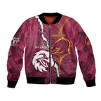Personalised Broncos And Eagles Rugby Bomber Jacket Sporty Version