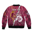 Personalised Broncos And Eagles Rugby Bomber Jacket Sporty Version