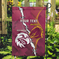 Personalised Broncos And Eagles Rugby Garden Flag Sporty Version