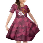 Personalised Broncos And Eagles Rugby Kid Short Sleeve Dress Sporty Version