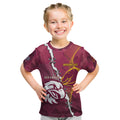 Personalised Broncos And Eagles Rugby Kid T Shirt Sporty Version