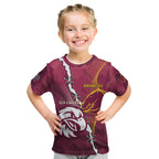 Personalised Broncos And Eagles Rugby Kid T Shirt Sporty Version