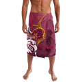 Personalised Broncos And Eagles Rugby Lavalava Sporty Version