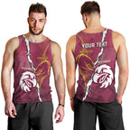 Personalised Broncos And Eagles Rugby Men Tank Top Sporty Version