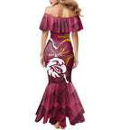 Personalised Broncos And Eagles Rugby Mermaid Dress Sporty Version