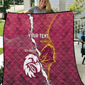 Personalised Broncos And Eagles Rugby Quilt Sporty Version