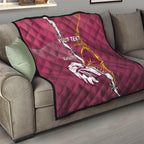 Personalised Broncos And Eagles Rugby Quilt Sporty Version