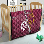 Personalised Broncos And Eagles Rugby Quilt Sporty Version