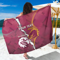 Personalised Broncos And Eagles Rugby Sarong Sporty Version