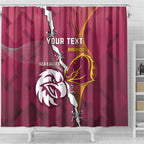 Personalised Broncos And Eagles Rugby Shower Curtain Sporty Version