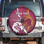 Personalised Broncos And Eagles Rugby Spare Tire Cover Sporty Version
