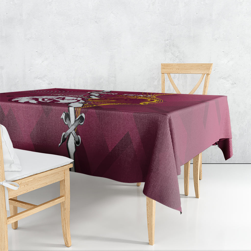 Personalised Broncos And Eagles Rugby Tablecloth Sporty Version