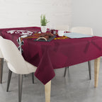 Personalised Broncos And Eagles Rugby Tablecloth Sporty Version